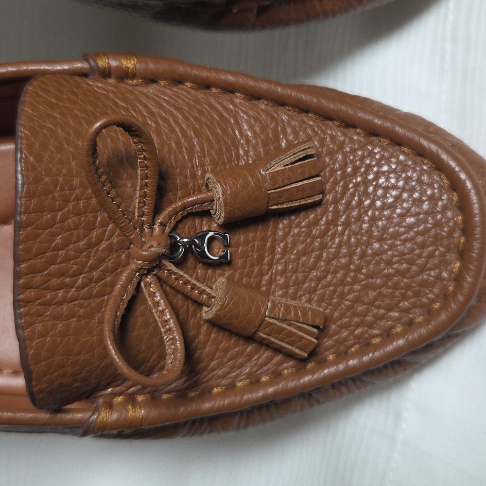 Coach Parker Moccasins Women's Leather Loafers,sz 7. - Picture 2 of 5